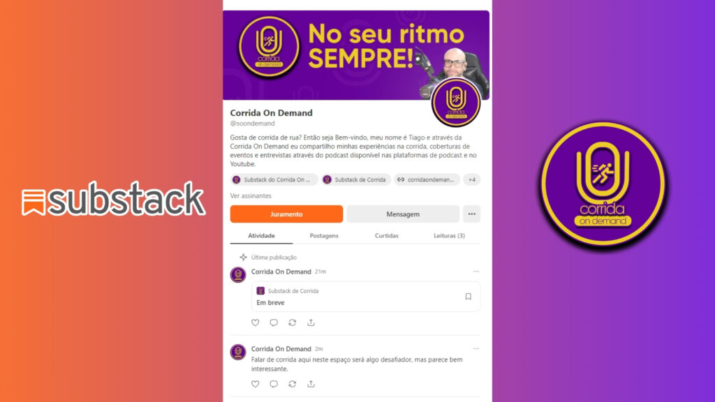 post blog corrida on demand