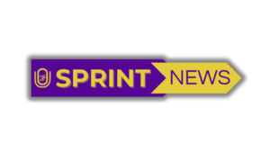 logo sprint news roxo com borda